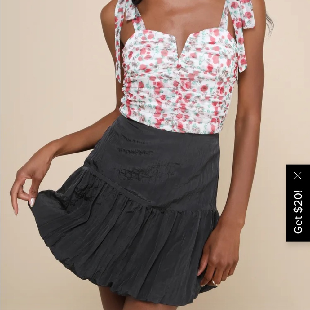 Lulus black skirt